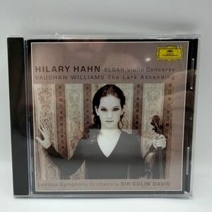 Hilary Hahn Elgar Violin Concerto Vaughan Williams Lark Ascending CD 2004 DG LSO